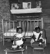 Patricia and Gail Herring, ages 2 and 3 - Madison, Florida