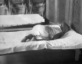 Child taking nap at Manatee nursery school