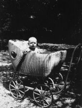 Leslie B. Jones, Jr. in carriage.