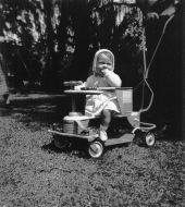 Child in walker - Mandarin, Florida.