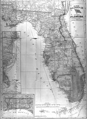 Clyde Steamship Company map of Florida 1903