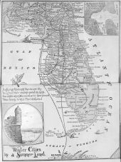 Map of Clyde Steamship Line routes in 1882