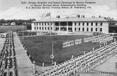 Personnel in review formation at U.S. Maritime Service Training Station- Saint Petersburg, Florida