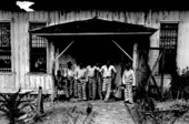 Old prison building with inmates - Raiford, Florida