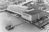 Aerial view of the Miami Herald building.