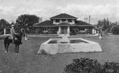 William Jennings Bryan on horseback in front of his Miami home