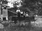 Berry family in a wagon - Monticello, Fla.
