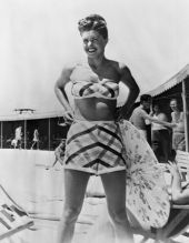 Esther Williams at Lido Beach, Sarasota.
