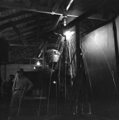 Welder at the NYA's Camp Roosevelt - Ocala, Florida