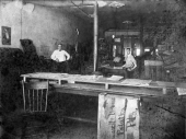 View of the interior of the Palatka News & Advertiser - Palatka, Florida