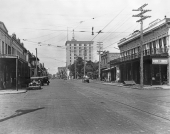 View down a street - Pensacola, Florida.