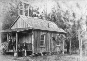 Piedmont school and church - Piedmont, Florida