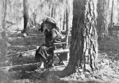 A guest fishing at Luna Plantation