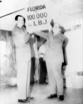 T.F. Fleming, Jr. and C. Pepper predict LBJ will carry the state by 100,000 votes.