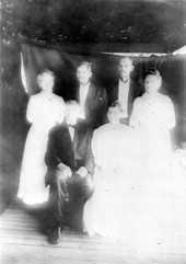 Portrait of three couples - Polk County, Florida.