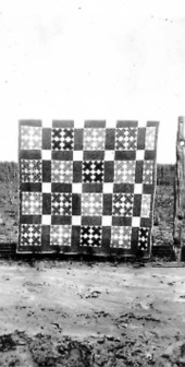 Entry in the demonstration quilt and beadspread show - Jefferson County, Florida