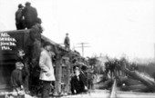 Wreck of a passenger train near Kissimmee