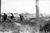 Wreck of a passenger train near Kissimmee