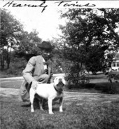 Henry Gibbons and bull-dog