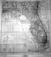 Regional aeronautical chart of Florida
