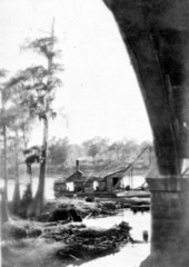 Dredge working near Victory Bridge - River Junction, Florida