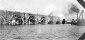 Construction of the viaduct - Long Key, Florida