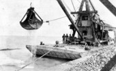 Dredging fill for viaduct- Long Key, Florida