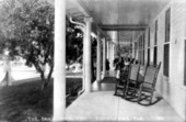 View of the veranda of the Oaks Hotel - Rockledge, Florida