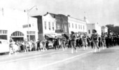 Leading a school band in Tallahassee parade.
