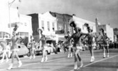 Leading a school band in Tallahassee parade.