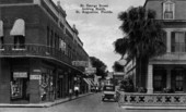 Looking north on St. George Street - St. Augustine, Florida.