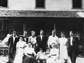The Belcher family at their home on Haines Road - Saint Petersburg, Florida.