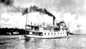 Steamboat "Crescent" on Crescent Lake - Crescent City, Florida.