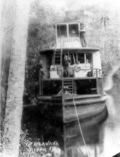 The "Marion" on the Oklawaha River.