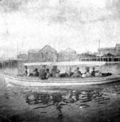 Excursion boat that ran from the Coast Guard station on Santa Rosa Island to Pensacola