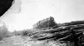 Locomotive No. 447 several weeks after the storm - Islamorada