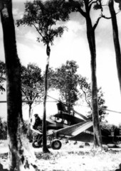 Florida Year-Round Club's autogyro used to transport guests of the Angler's Club
