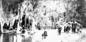 Baptism at the spring - De Leon Springs, Florida