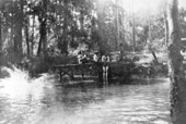 Swimmers in the spring - Ponce De Leon Springs, Holmes County, Florida