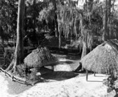 Seminole Indian Village attraction - Silver Springs, Florida.