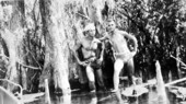 Buck Garott and Jack Yaeger, Jr., in the swamp - Wakulla Springs, Florida