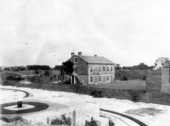 View of museum from the parapet at Fort Clinch - Fernandina, Florida