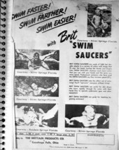 Advertisement for Swim Saucers
