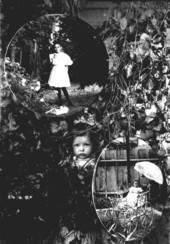 Composite of Mary Hays at less than one year, 2 years, and 8 - Tallahassee, Florida.