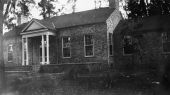 View of the front of John W. Martin's home on Lafayette Street.