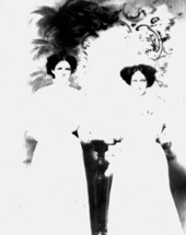Emma and unidentified woman - Tampa, Florida.