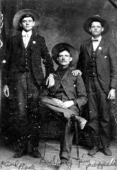 Paul Poppell, Andrew Jackson "Bud" King and Jimmy Poppell