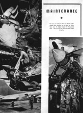 Two views of airplane maintenance - Tyndall Field, Florida