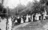 Picnic outing on the Santa Fe River - O'Leno State Park, Florida