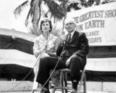 Senator Spessard L. Holland with Miami TV host Molly Turner